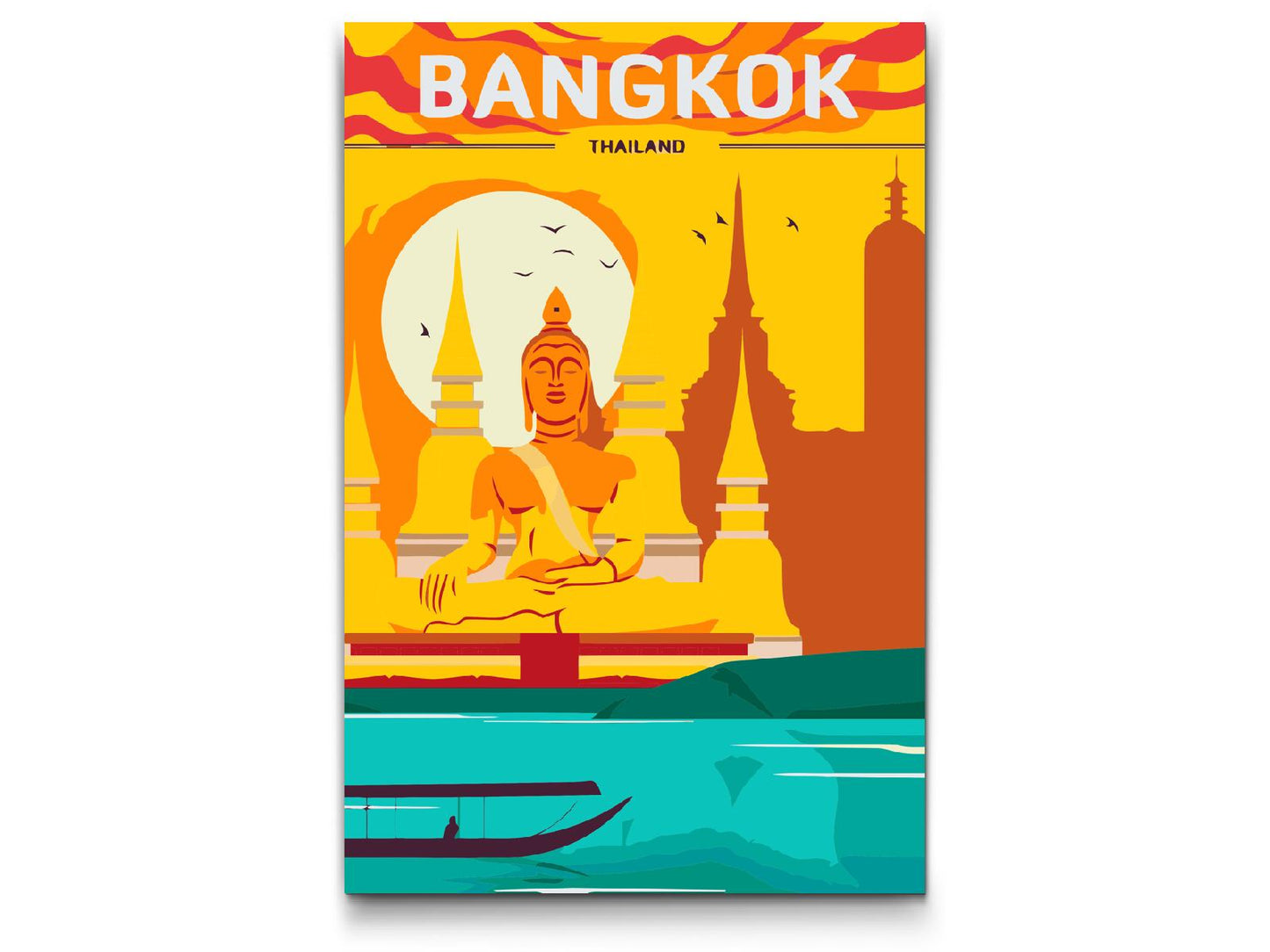 Paint by number - Bangkok, Thailand