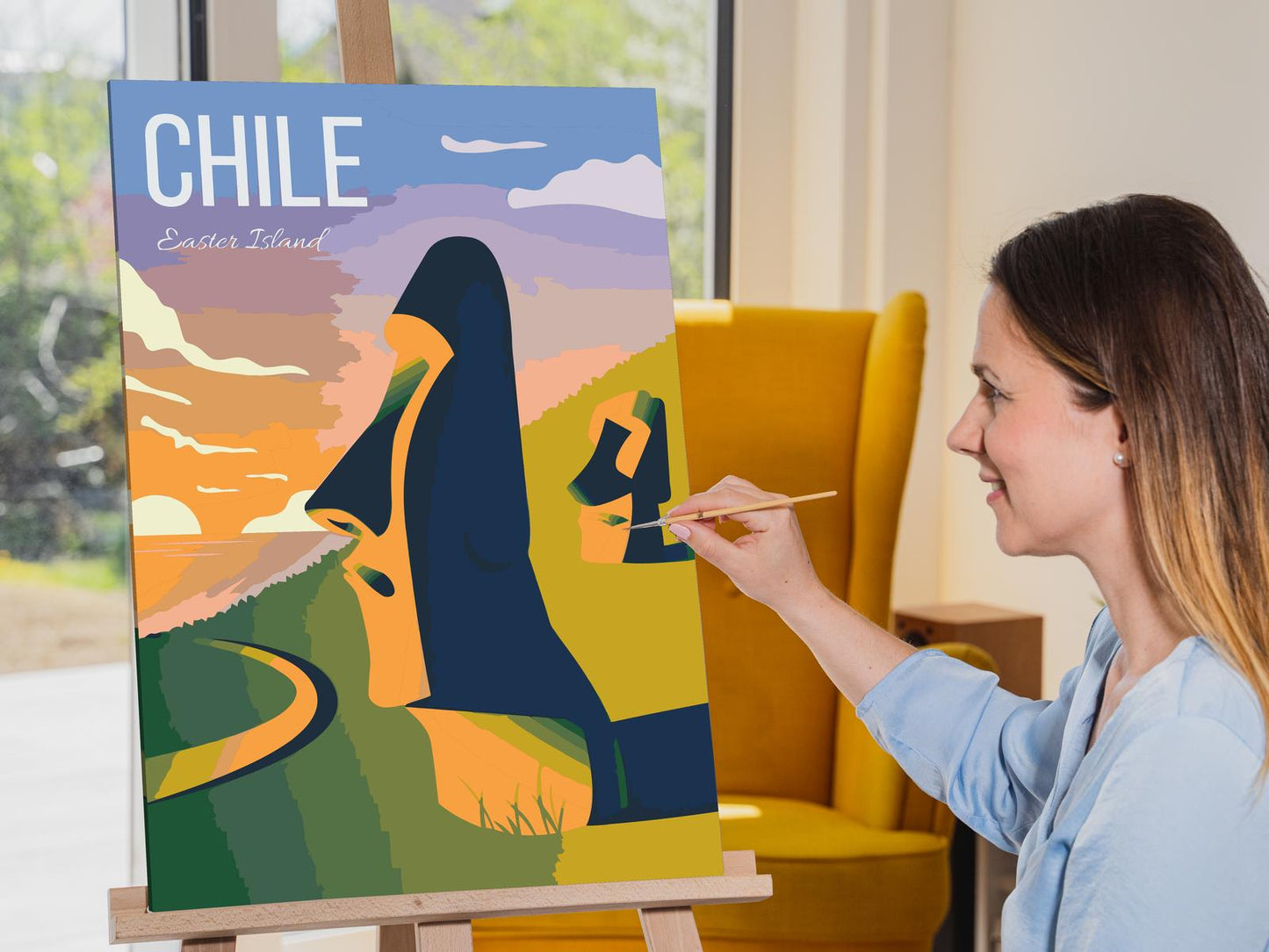 Paint by number - Chile