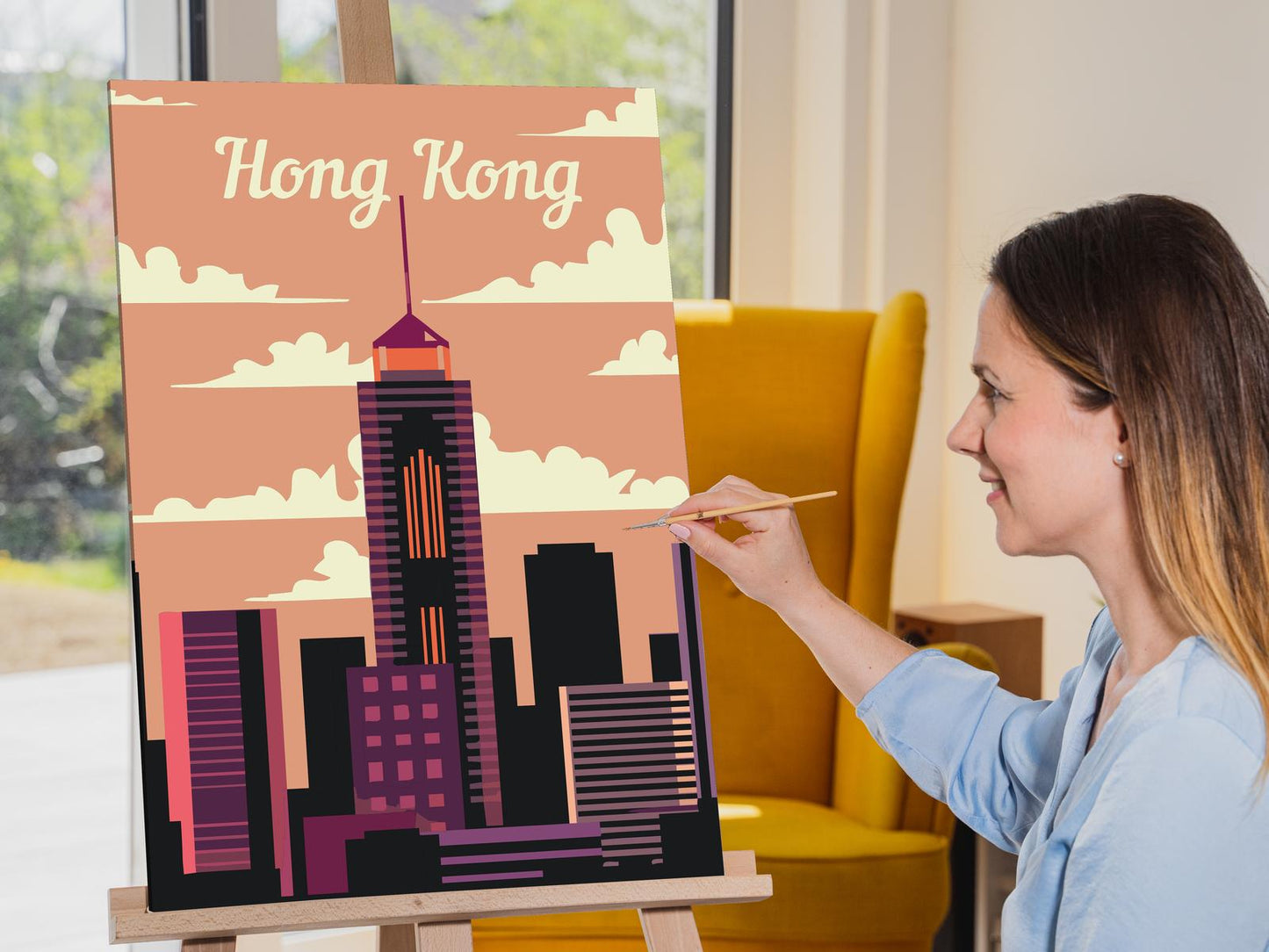 Paint by number - Hongkong