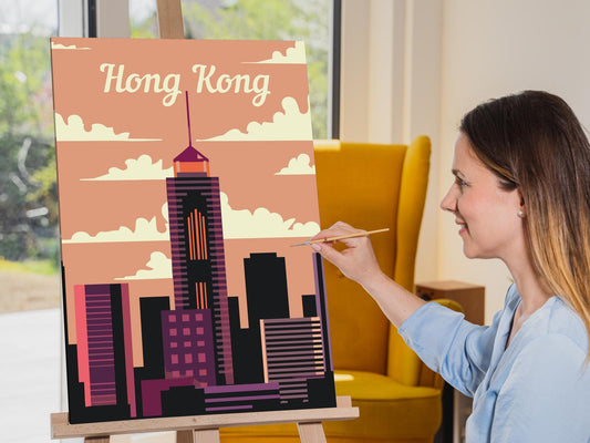 Paint by number - Hongkong