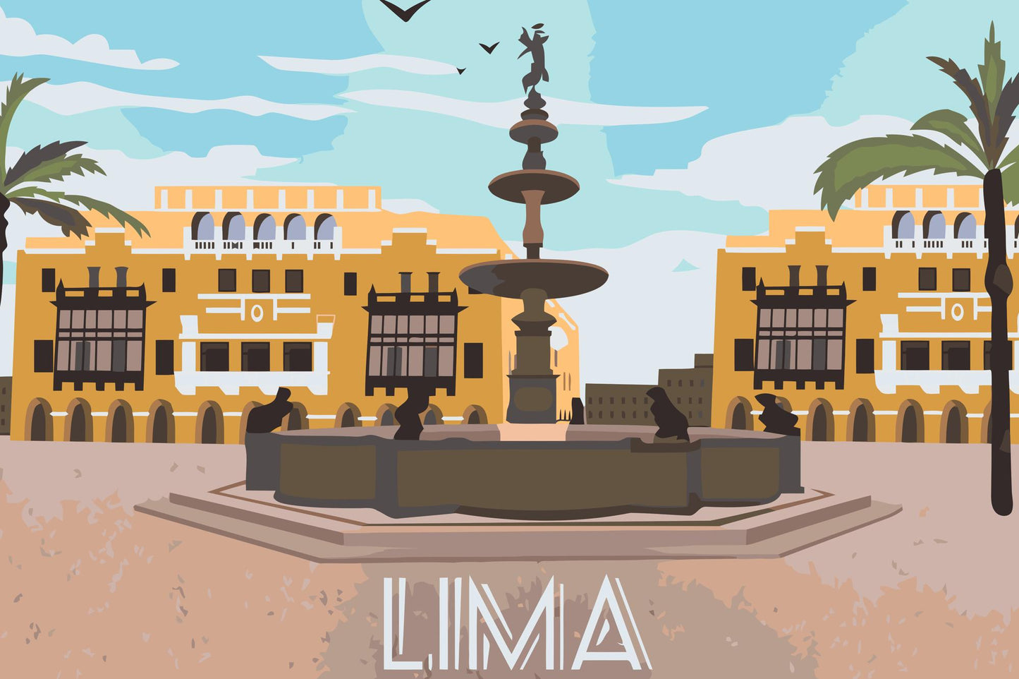 Paint by number - Lima, Peru