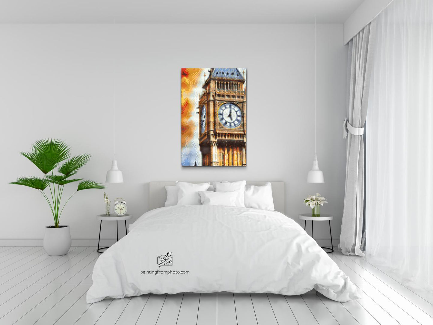 Diamond Paint - Big Ben tæt på