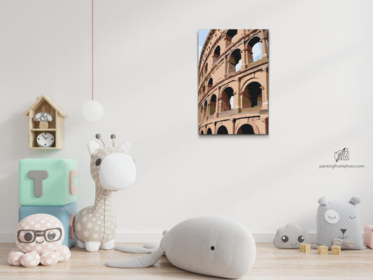 Paint by number - Colosseum tæt på