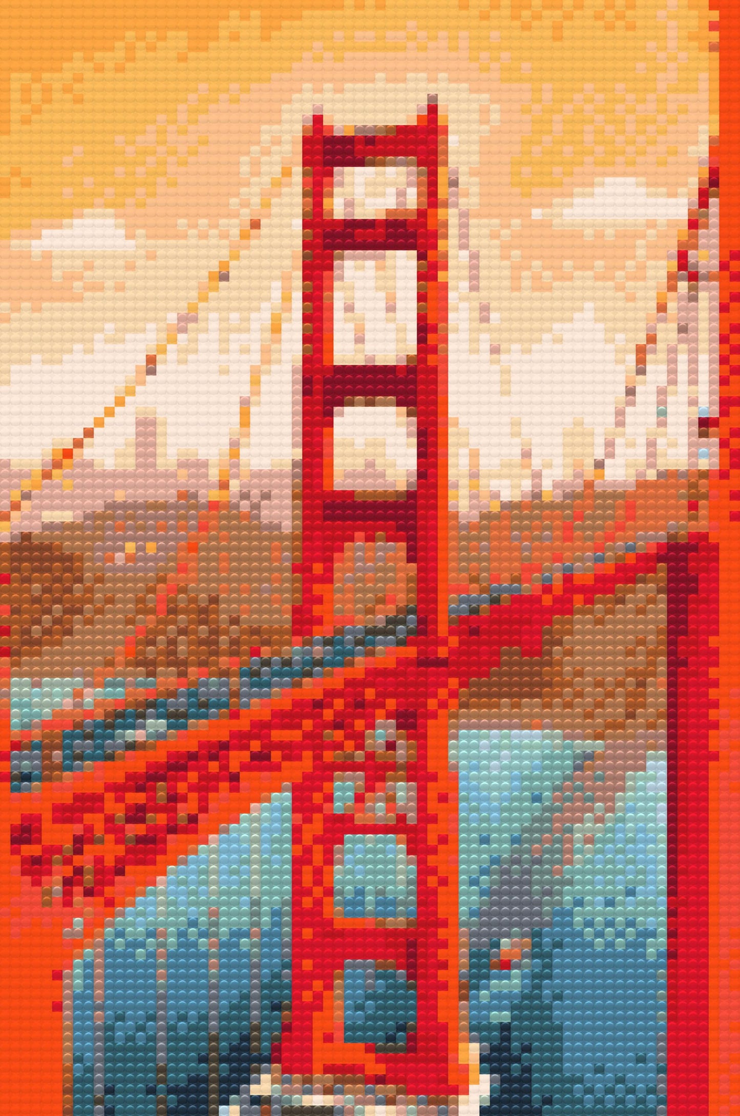 Diamond Paint - Golden Gate Bridge tæt på