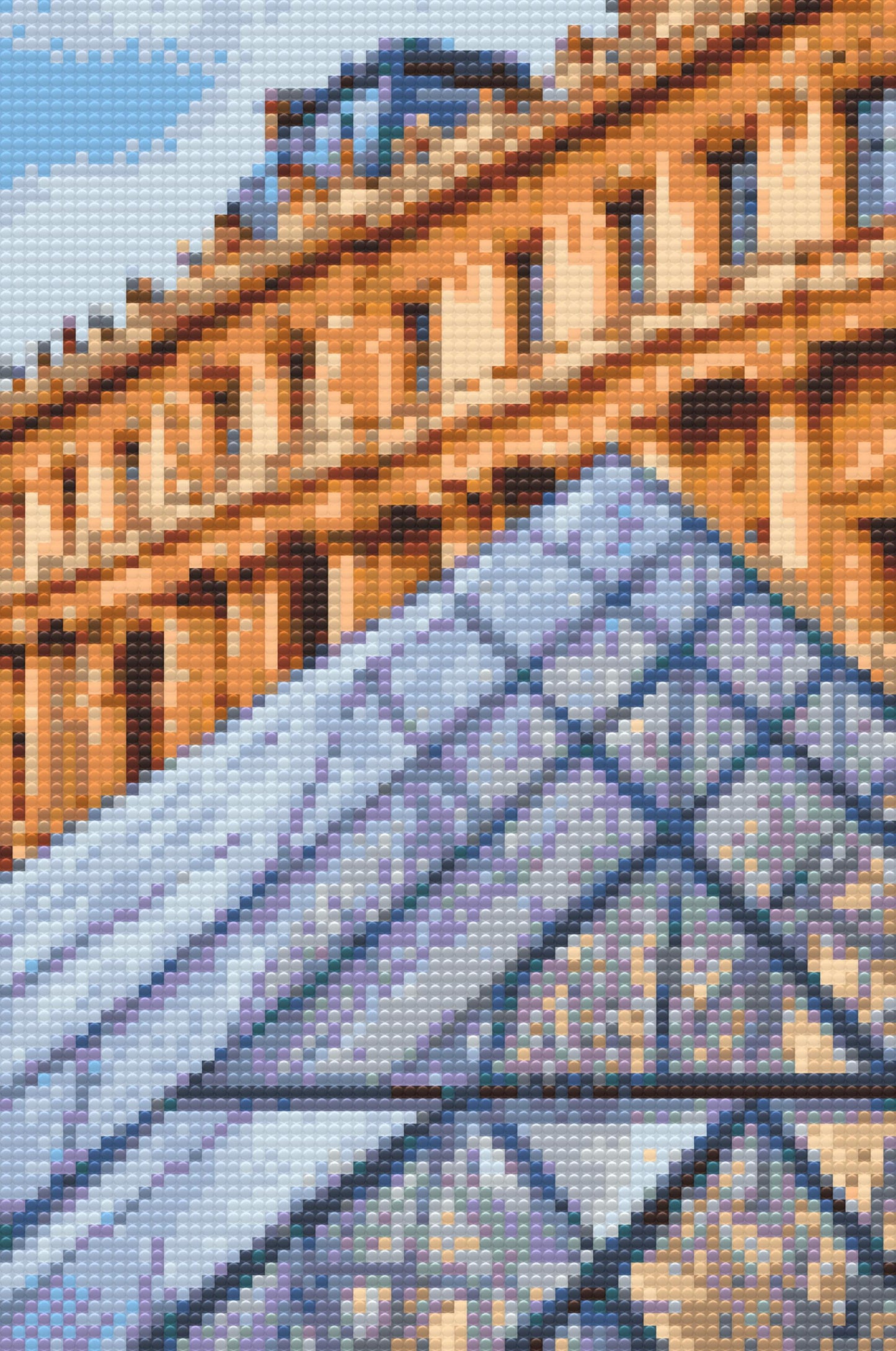 Diamond Paint - Louvre-museet på tæt hold