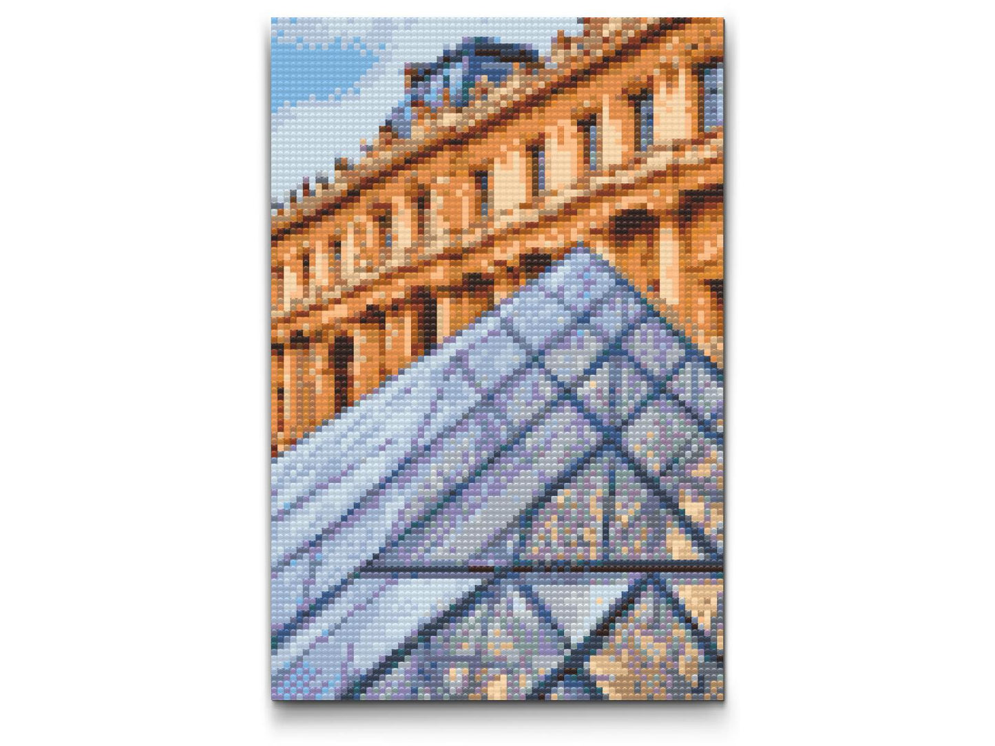 Diamond Paint - Louvre-museet på tæt hold