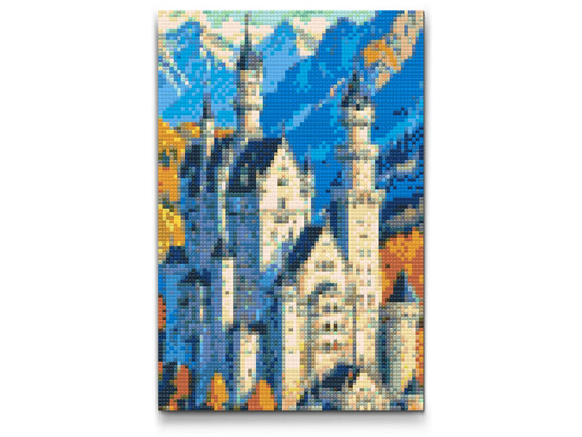 Diamond Paint - Neuschwanstein tæt på
