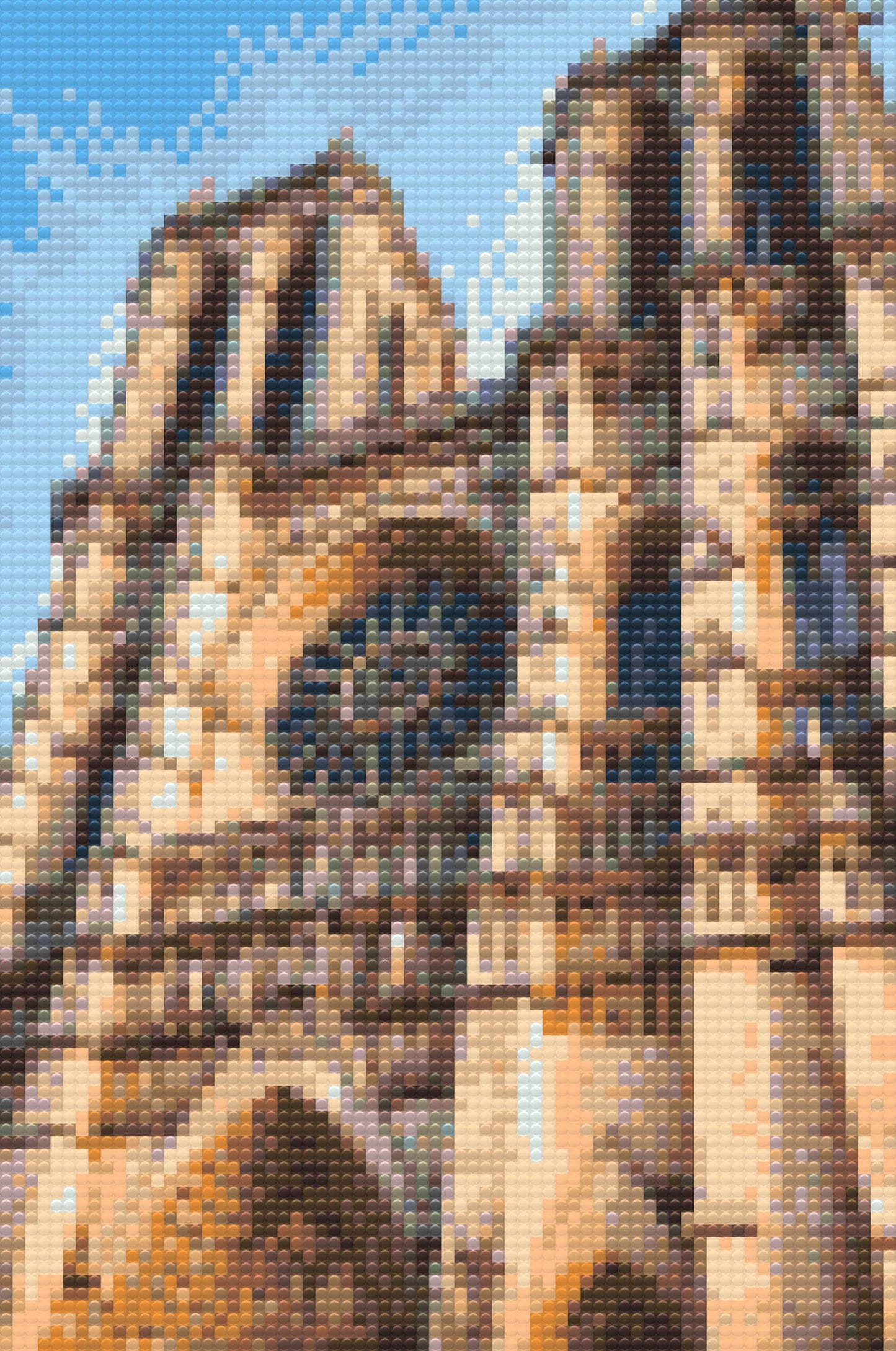Diamond Paint - Notre Dame tæt på