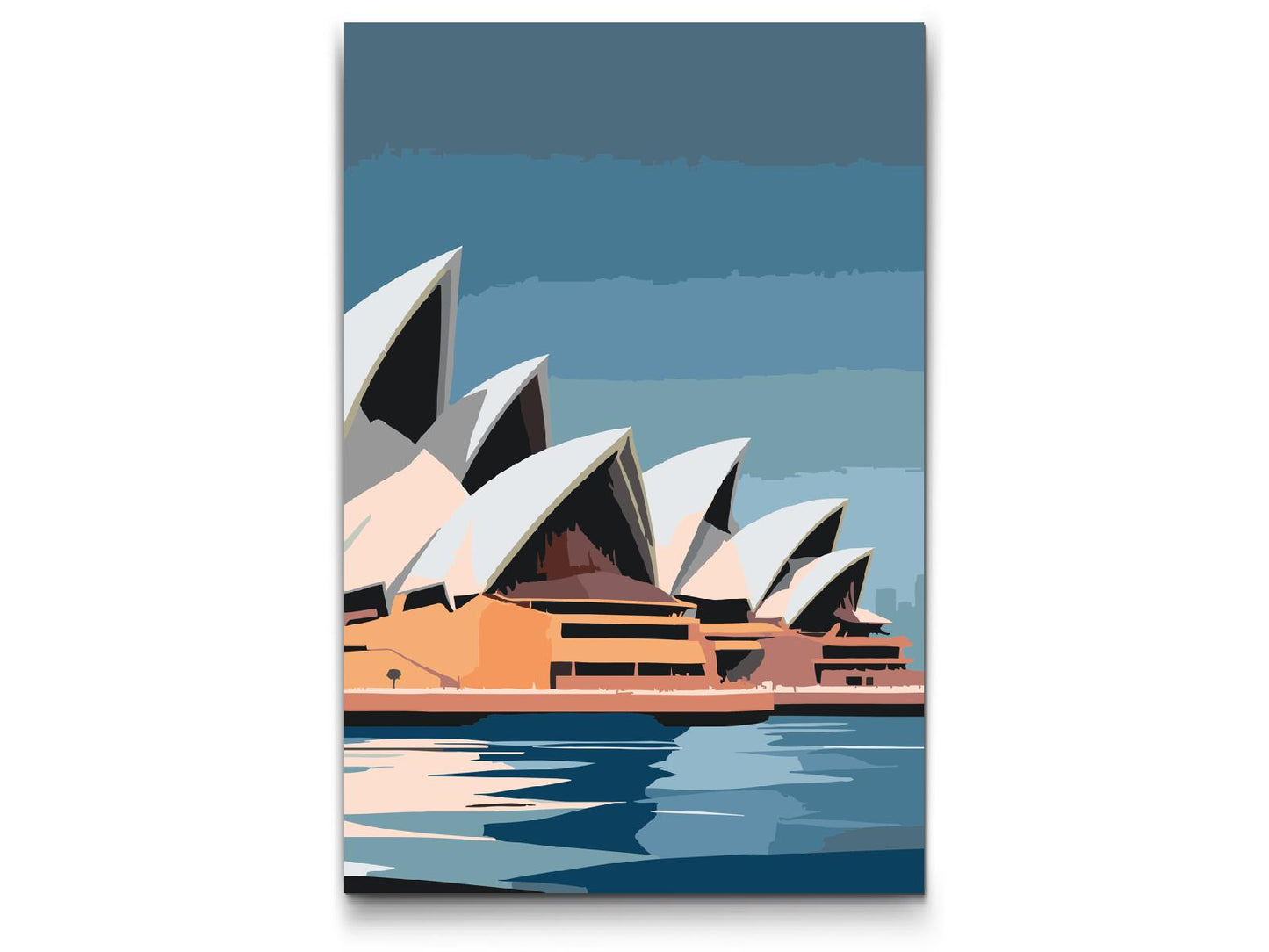 Paint by number - Sydney Opera House tæt på