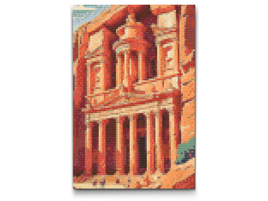Diamond Paint - Petra, Jordan tæt på