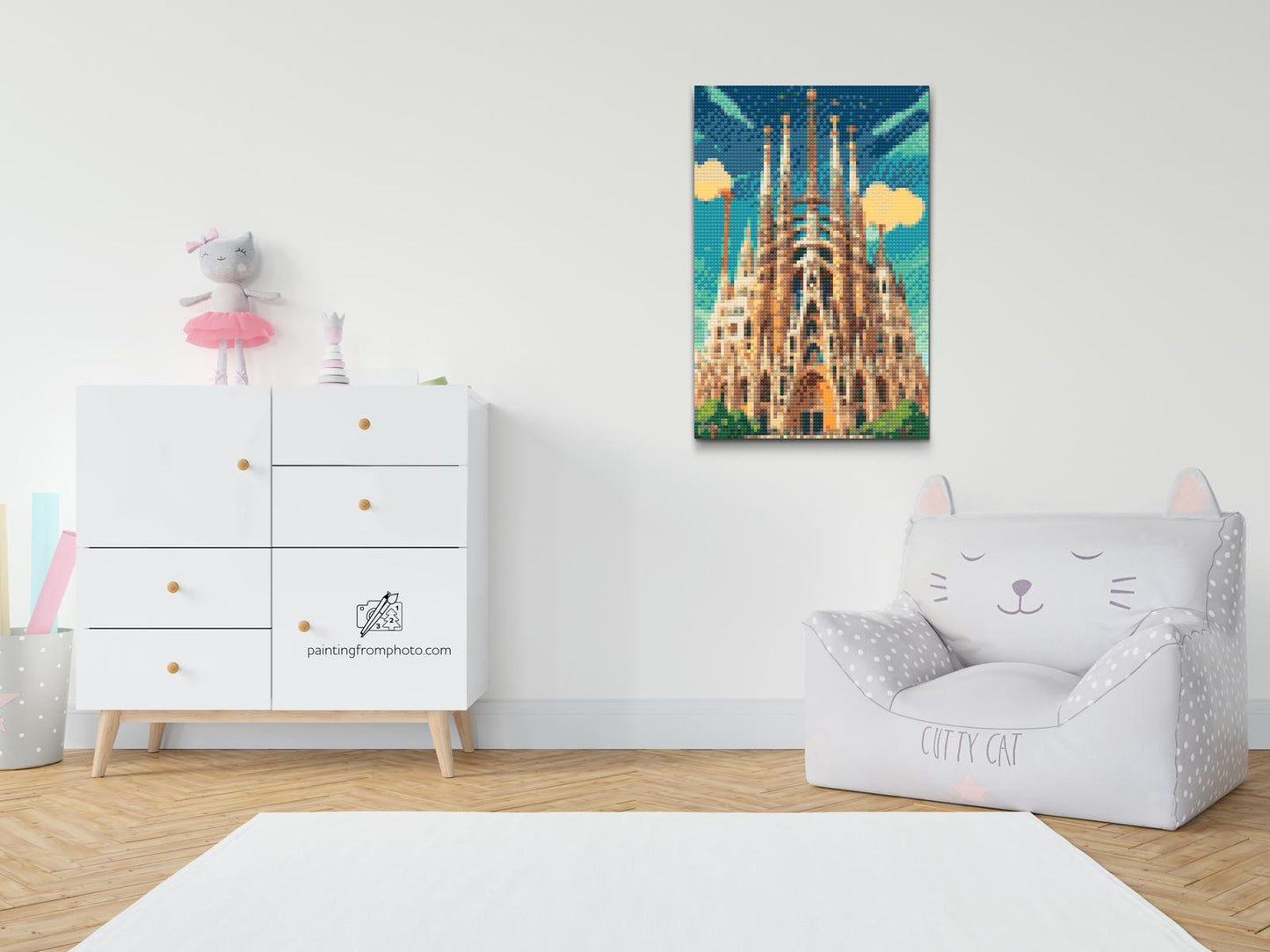 Diamond Paint - Sagrada Familia tæt på