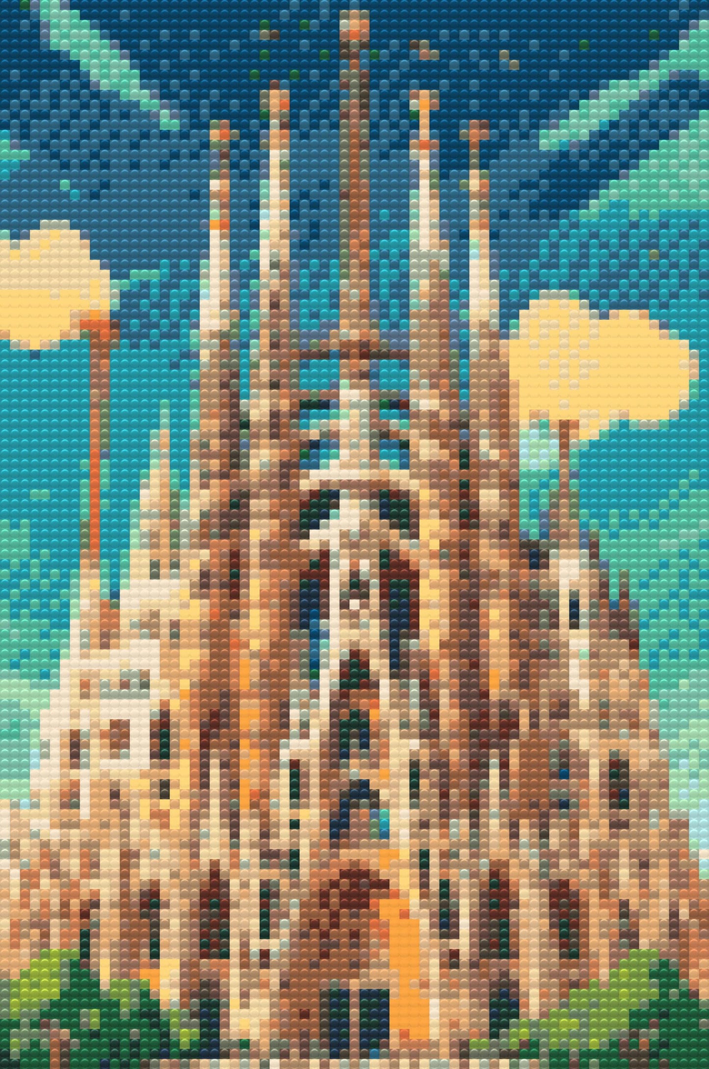 Diamond Paint - Sagrada Familia tæt på