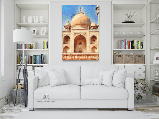 Diamond Paint - Taj Mahal tæt på