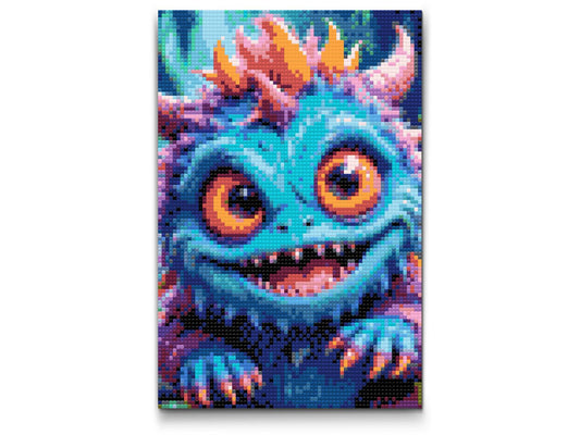 Diamond Paint - Sødt monster fra en fantastisk skov