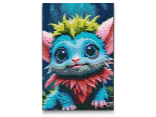 Diamond Paint - Sødt monster fra en fantastisk skov 2