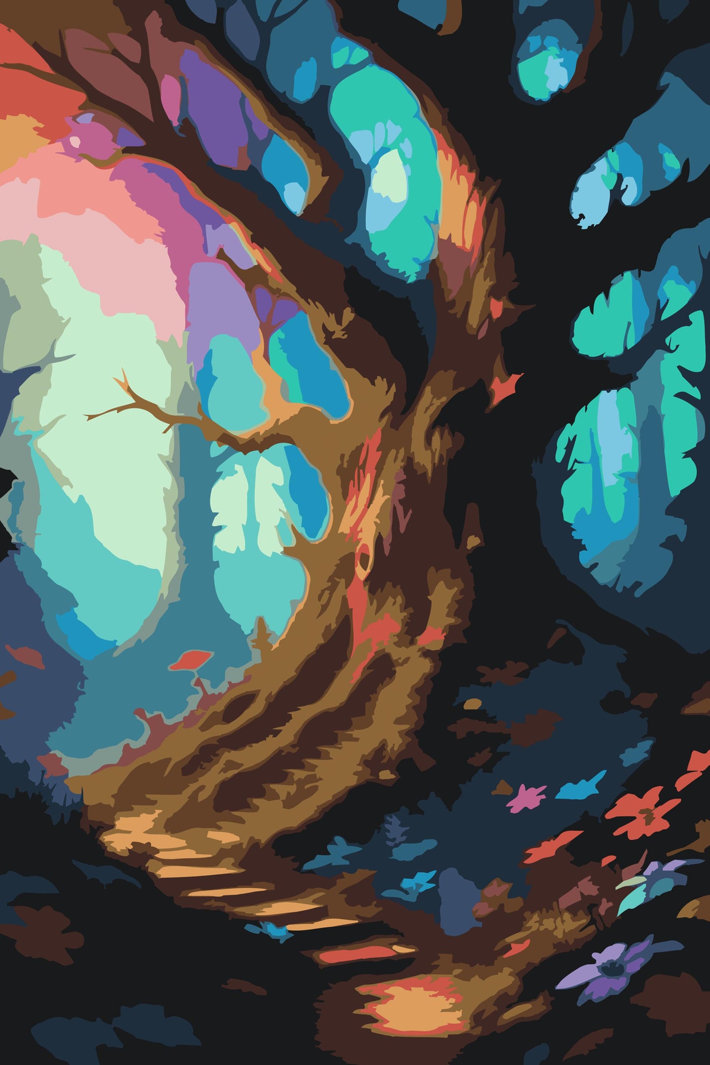 Paint by number - Eventyrskov