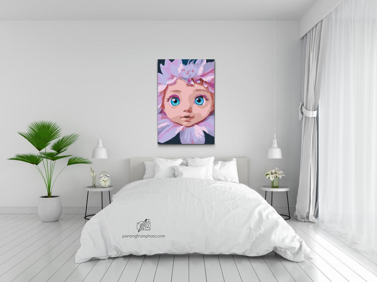 Paint by number - Blomsterbaby