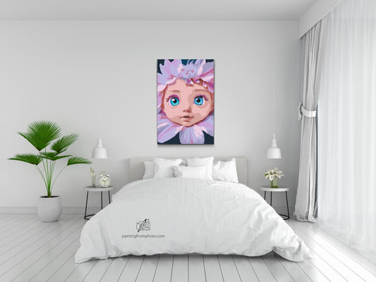 Paint by number - Blomsterbaby