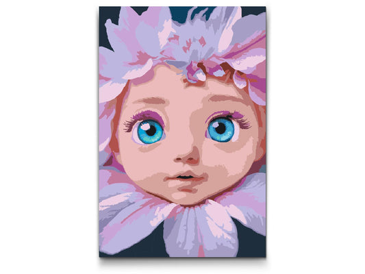 Paint by number - Blomsterbaby