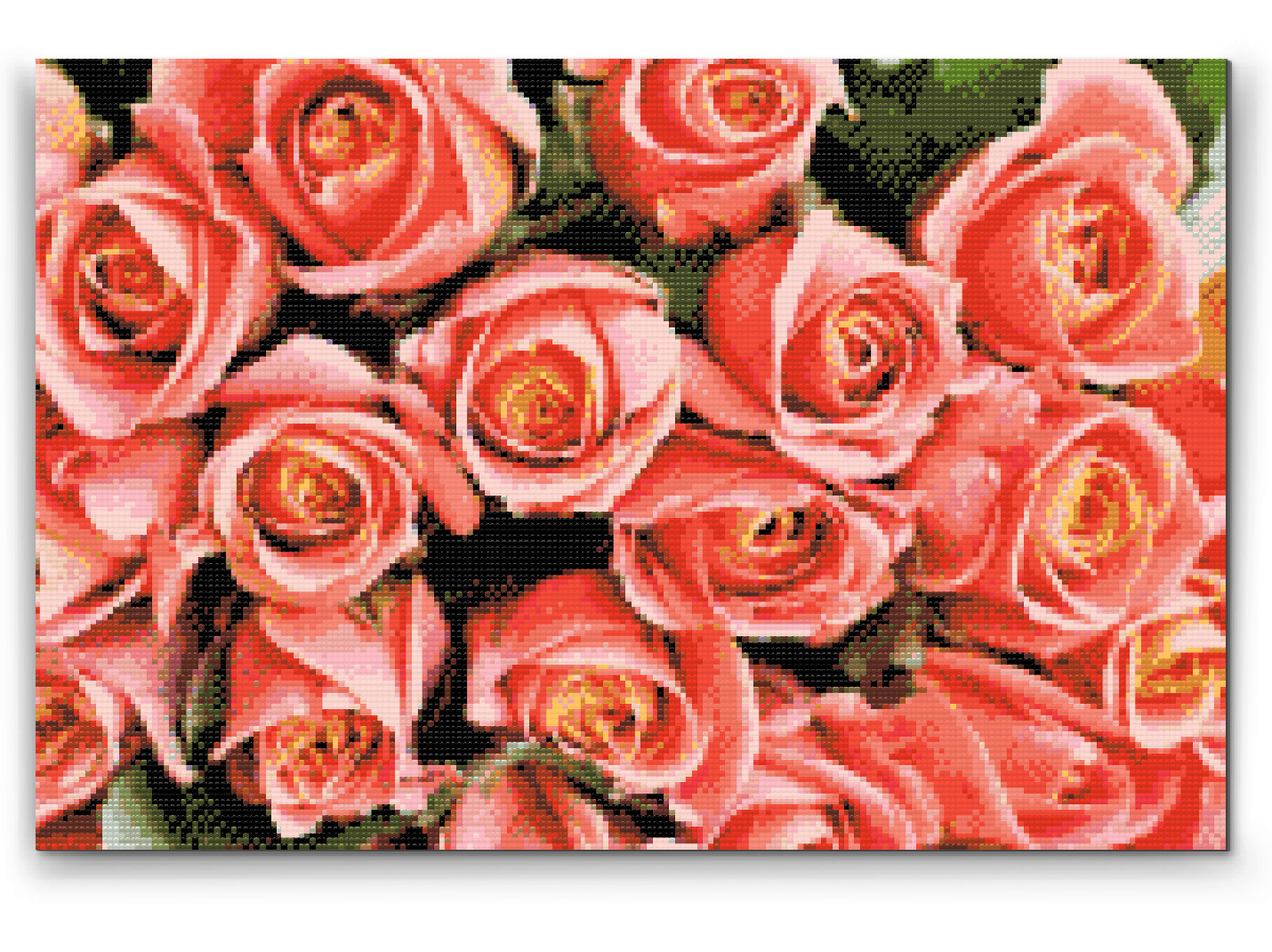 Diamond Paint - Bouguet af Roserne