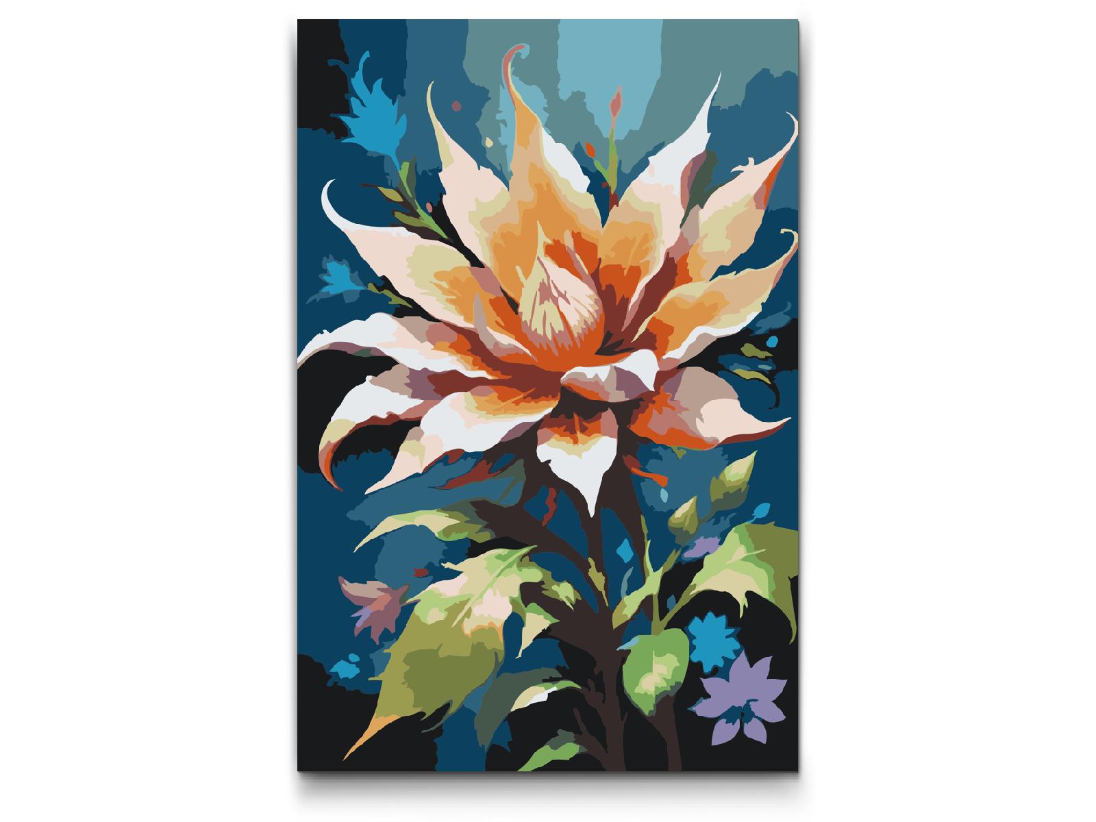 Paint by number - Magisk blomst