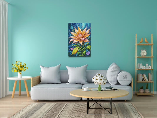 Diamond Paint - Magisk blomst
