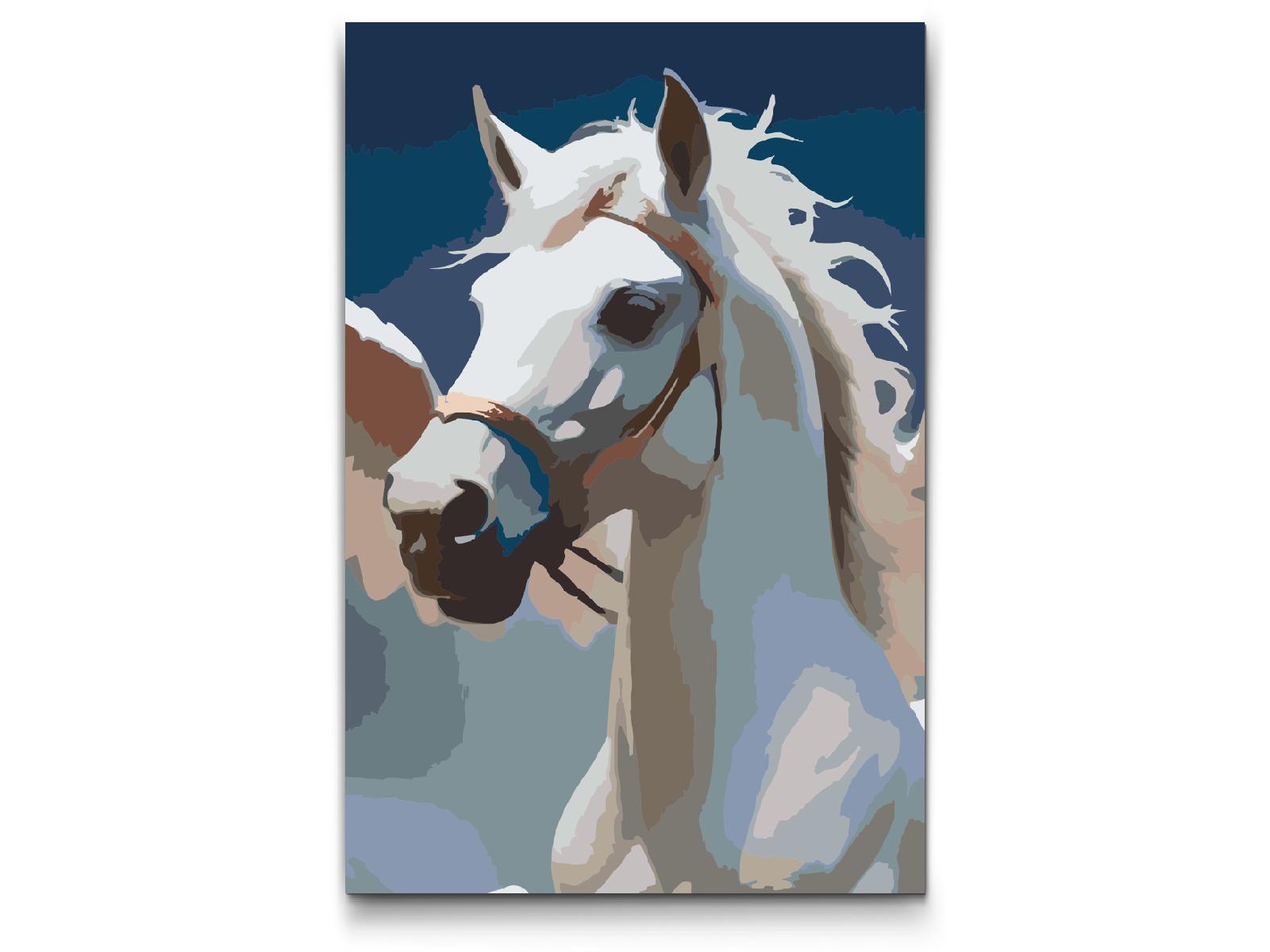 Paint by number - Hvid Pegasus i skyerne