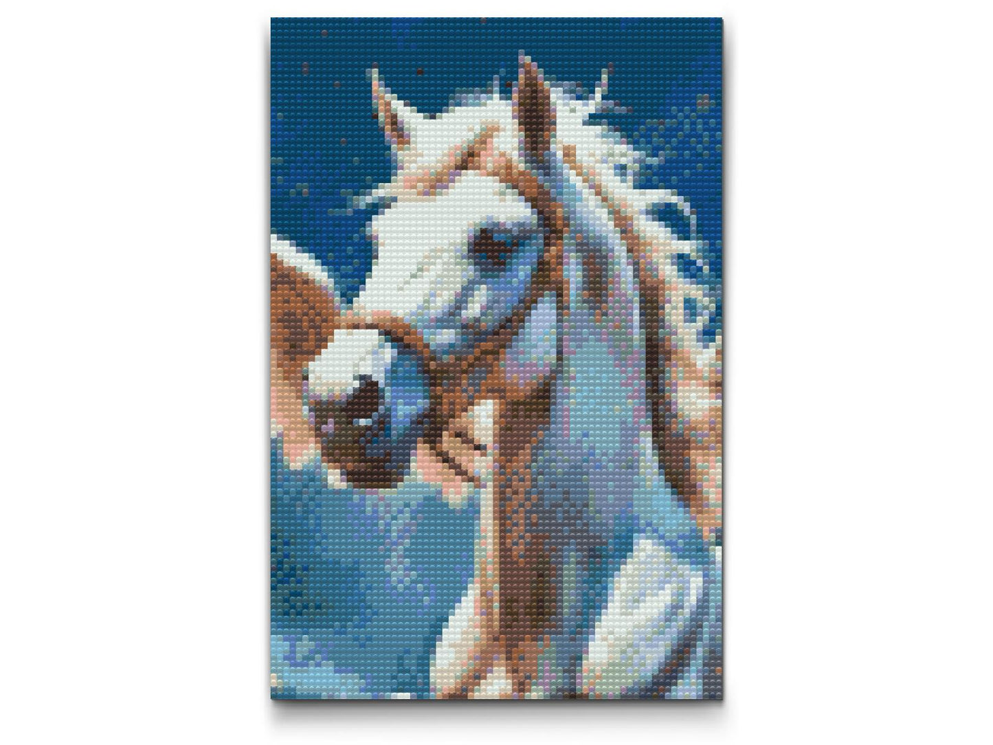 Diamond Paint - Hvid Pegasus i skyerne