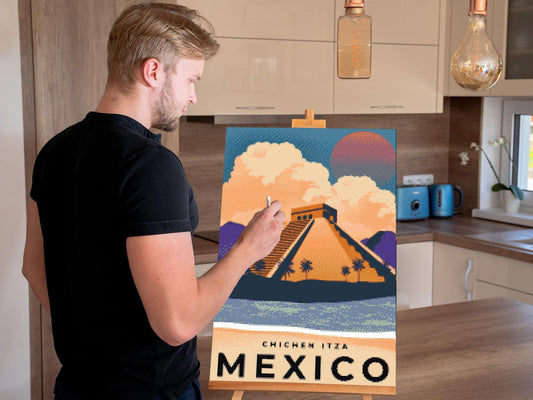 Diamond Paint - Chichén Itzá, Mexico