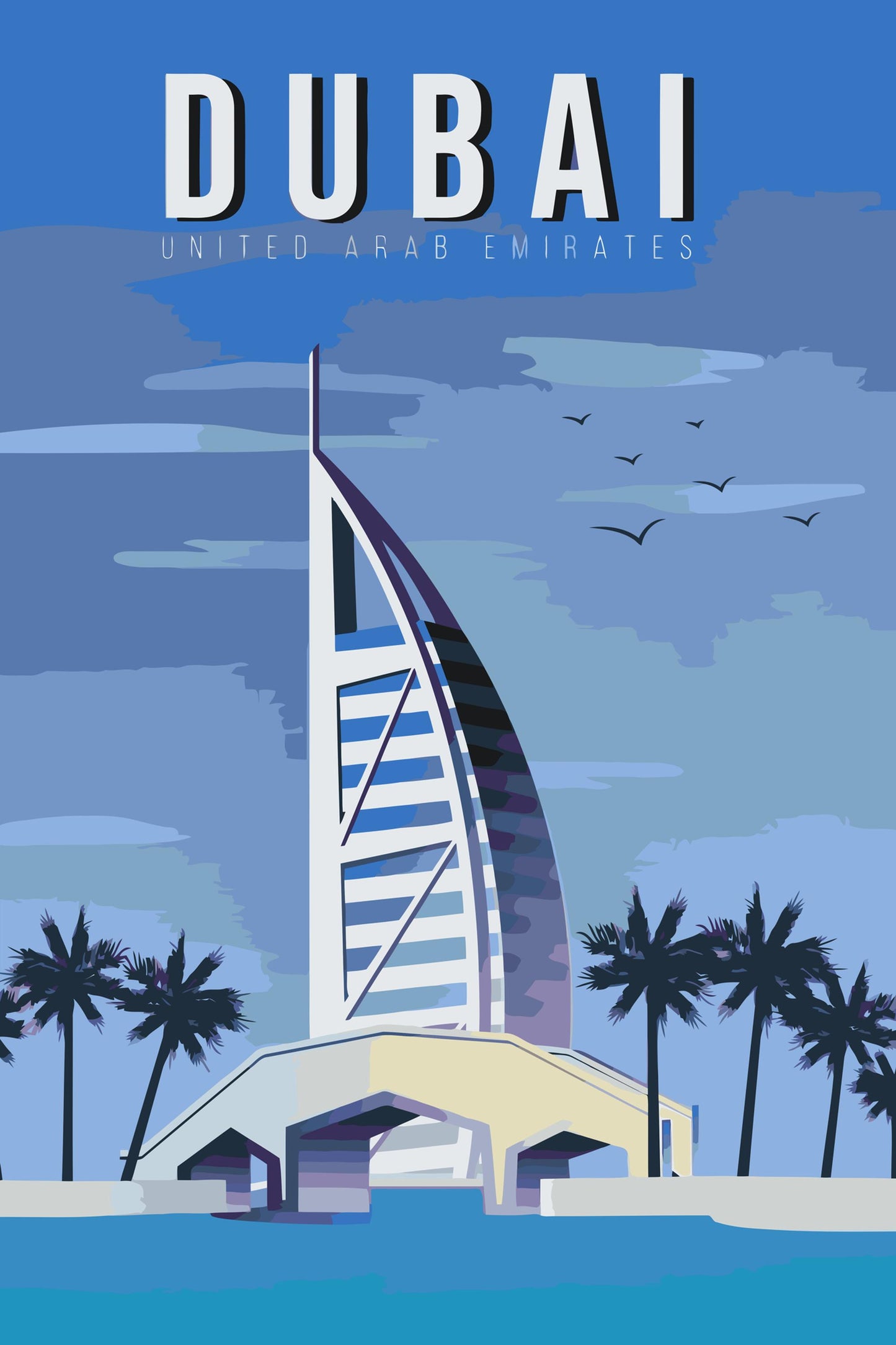 Paint by number - Dubai, De Forenede Arabiske Emirater