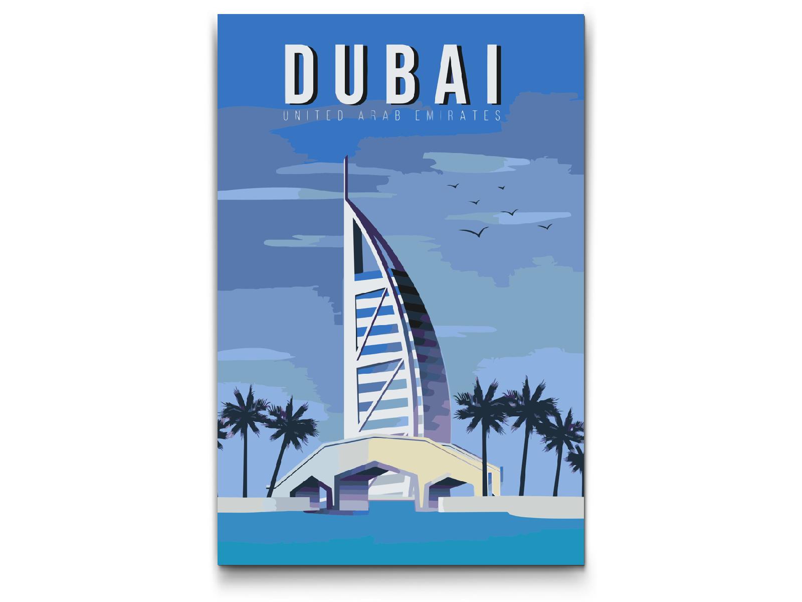 Paint by number - Dubai, De Forenede Arabiske Emirater