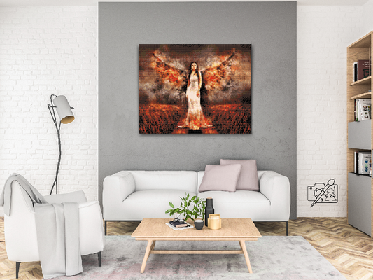 Diamond Paint - Engel i Flammer