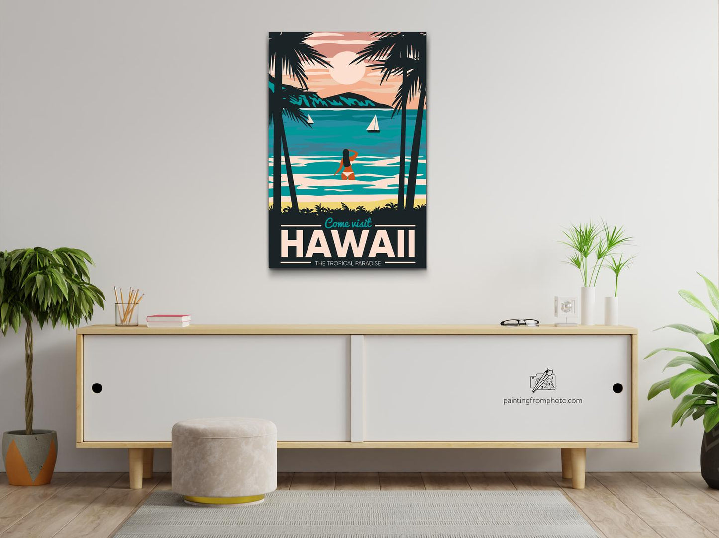Paint by number - Hawaii, USA