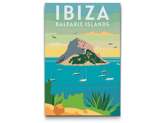 Paint by number - Ibiza, Balearerne