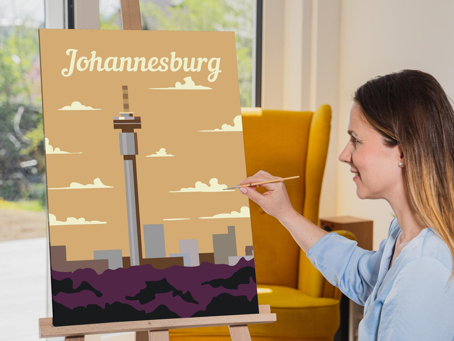 Paint by number - Johannesburg, Sydafrika