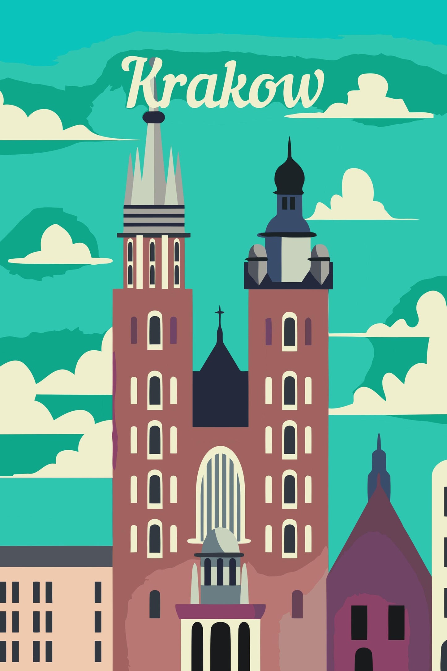 Paint by number - Krakow, Polen