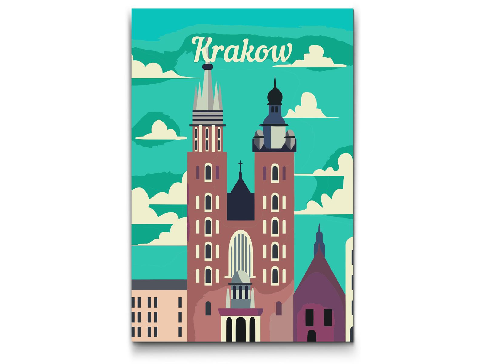 Paint by number - Krakow, Polen