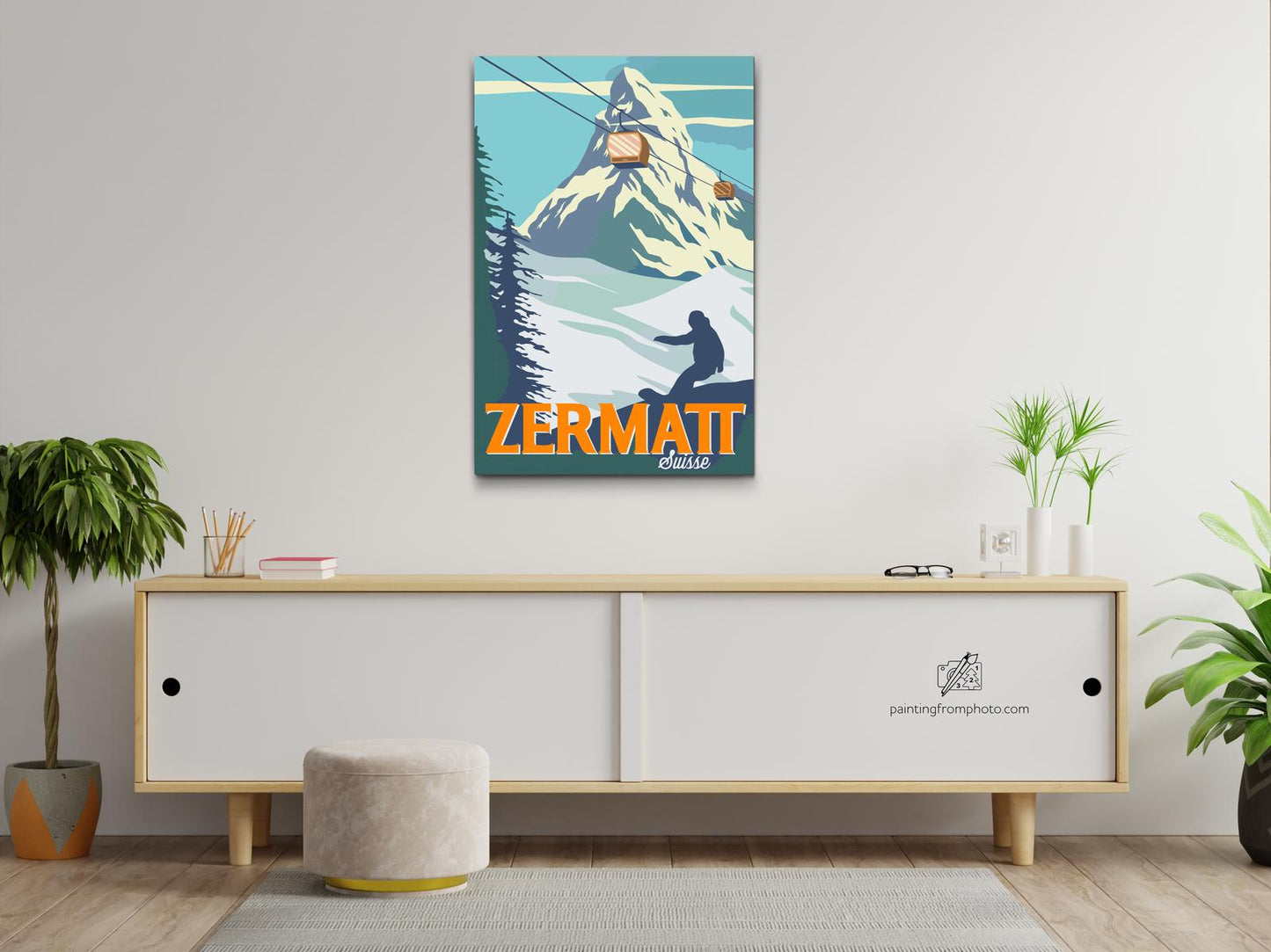 Paint by number - Zermatt, Schweiz