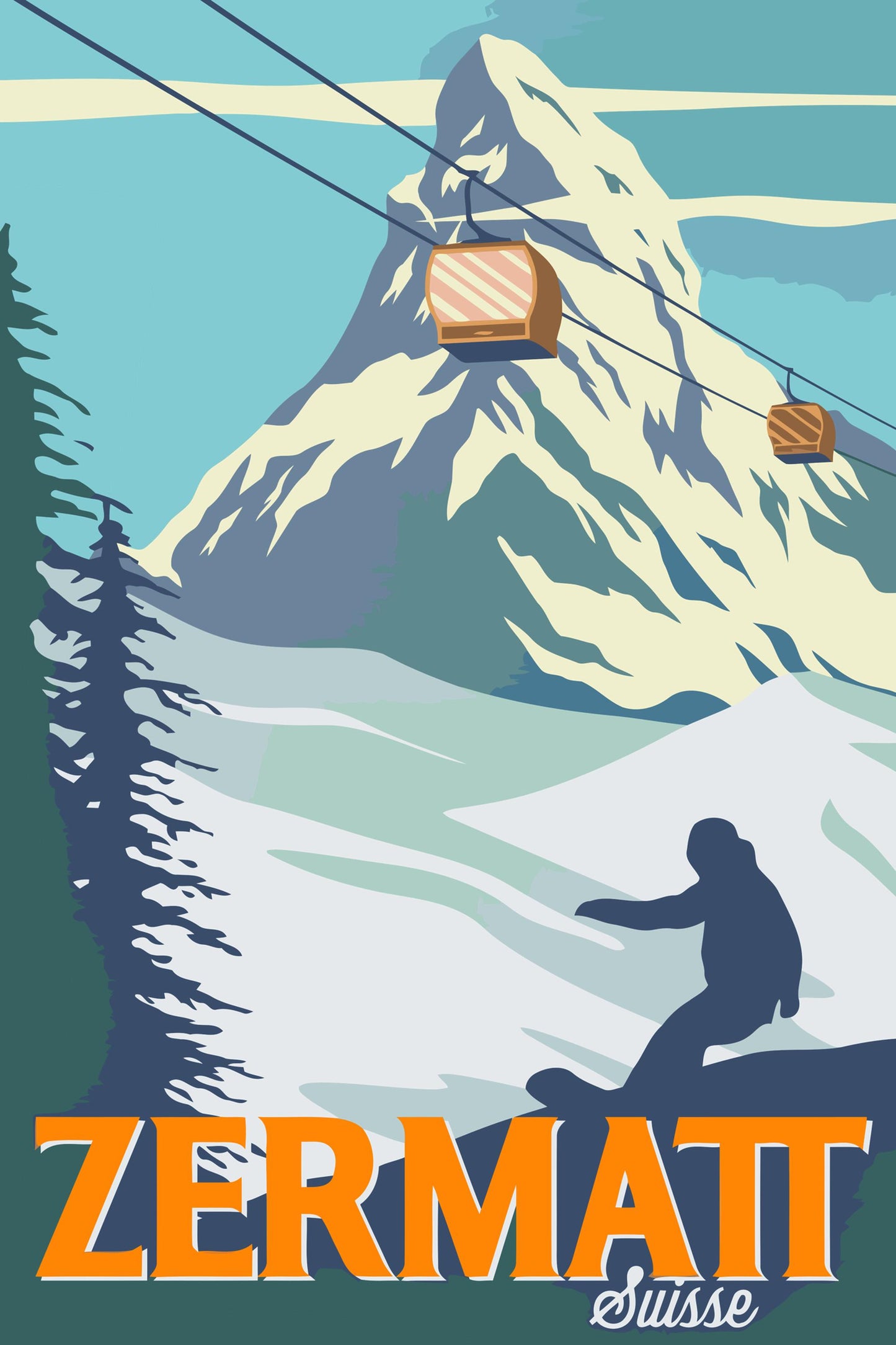Paint by number - Zermatt, Schweiz