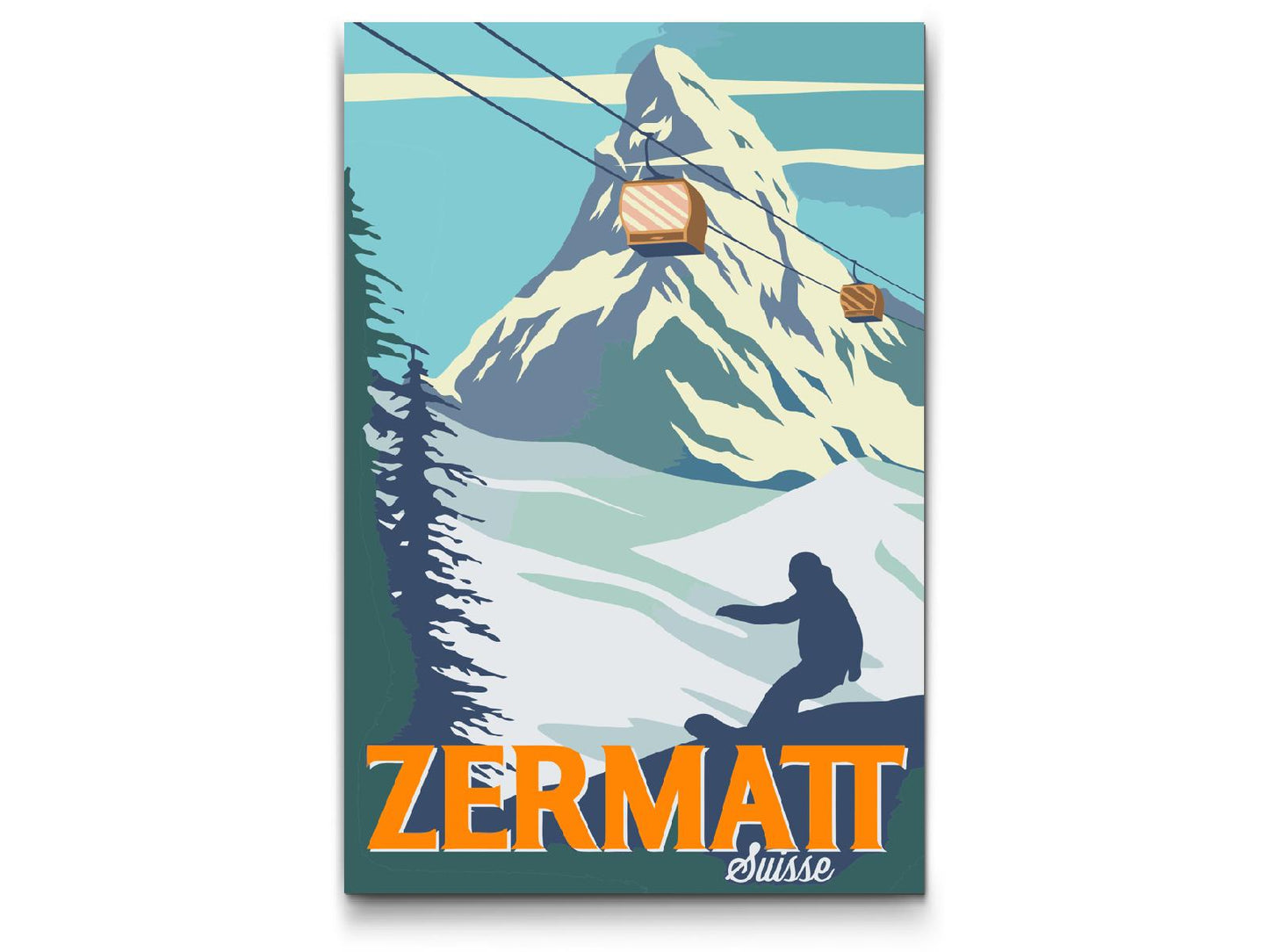 Paint by number - Zermatt, Schweiz