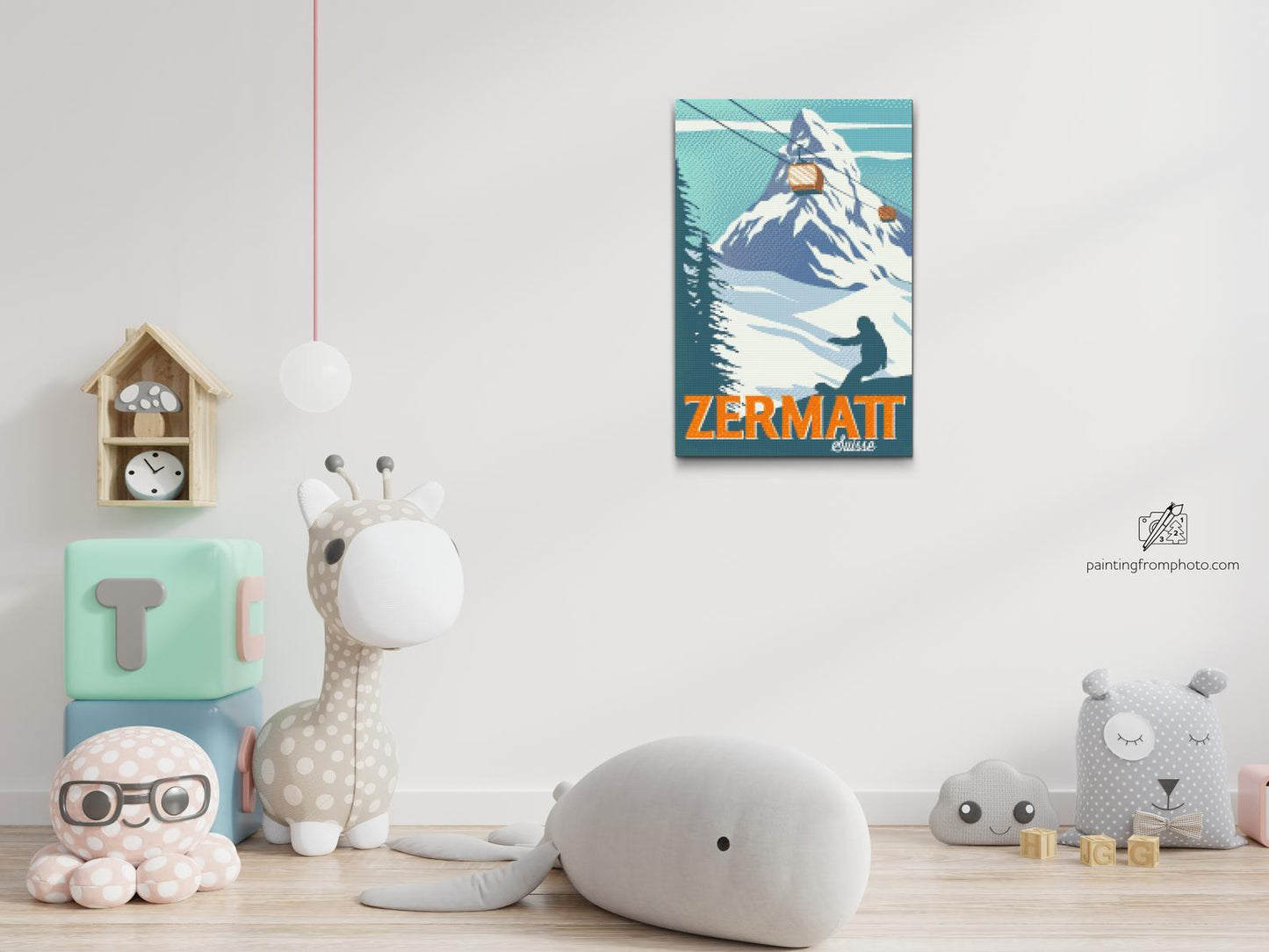 Diamond Paint - Zermatt, Schweiz