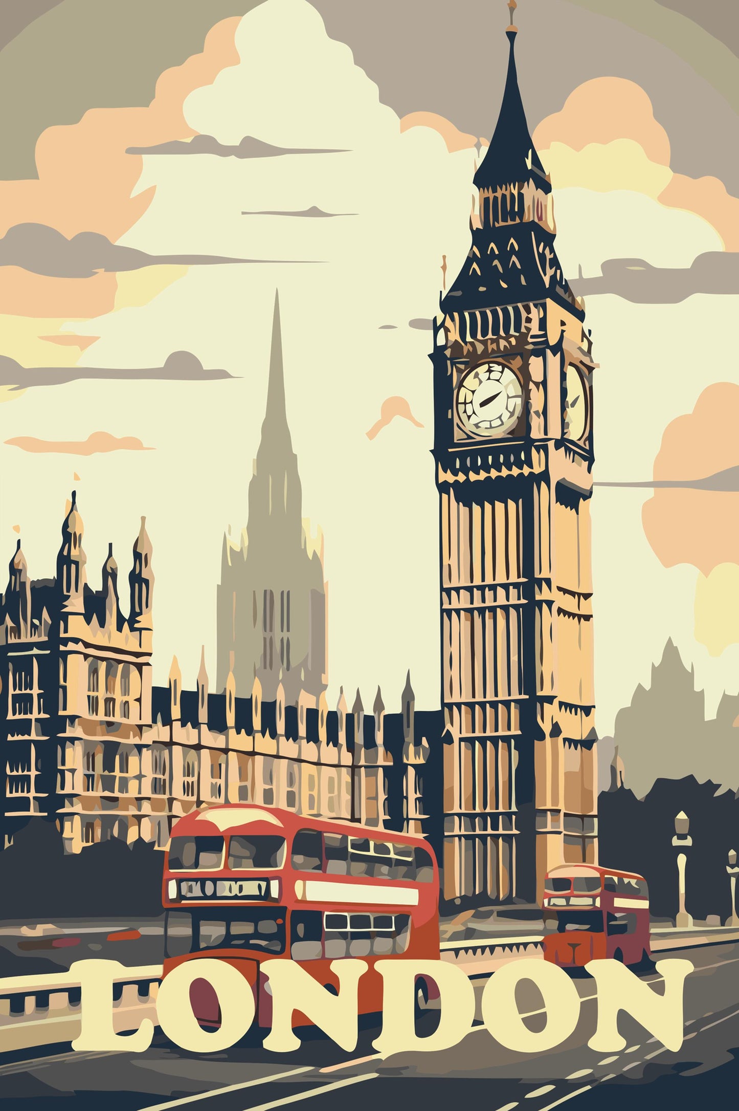 Paint by number - London, Storbritannien