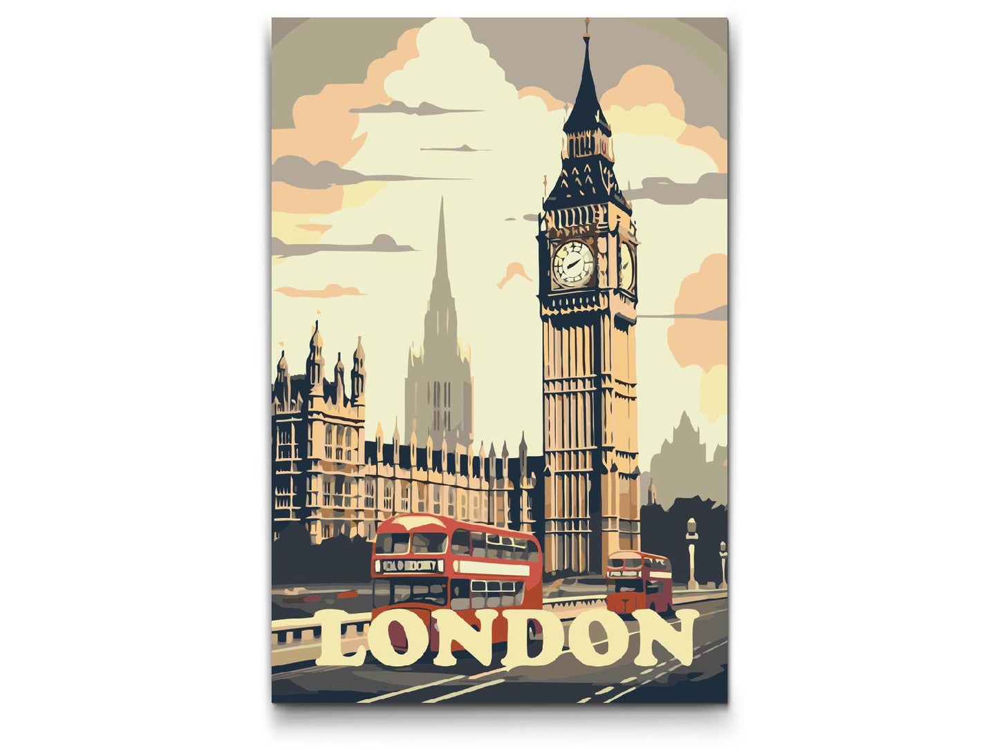 Paint by number - London, Storbritannien