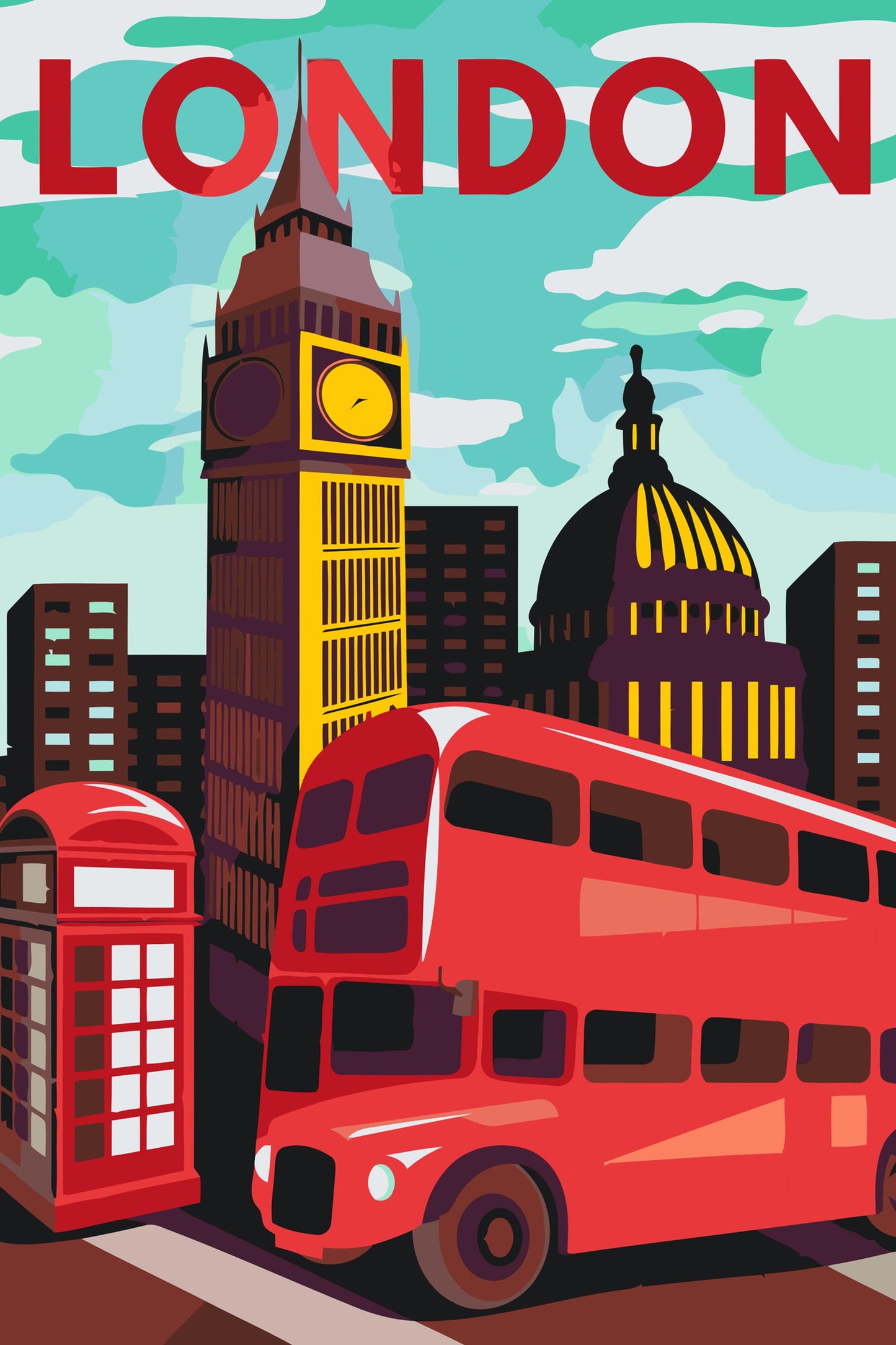 Paint by number - London, Storbritannien 2