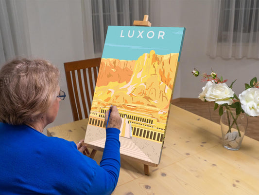 Paint by number - Luxor, Egypten