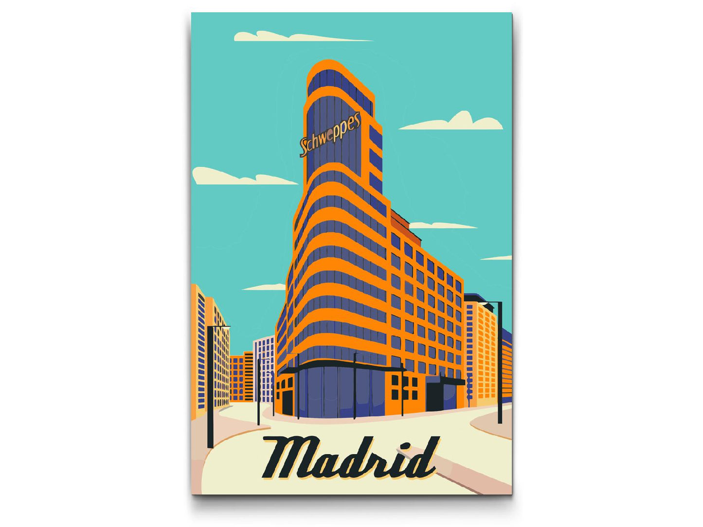 Paint by number - Madrid, Spanien