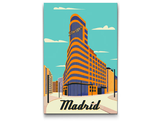 Paint by number - Madrid, Spanien