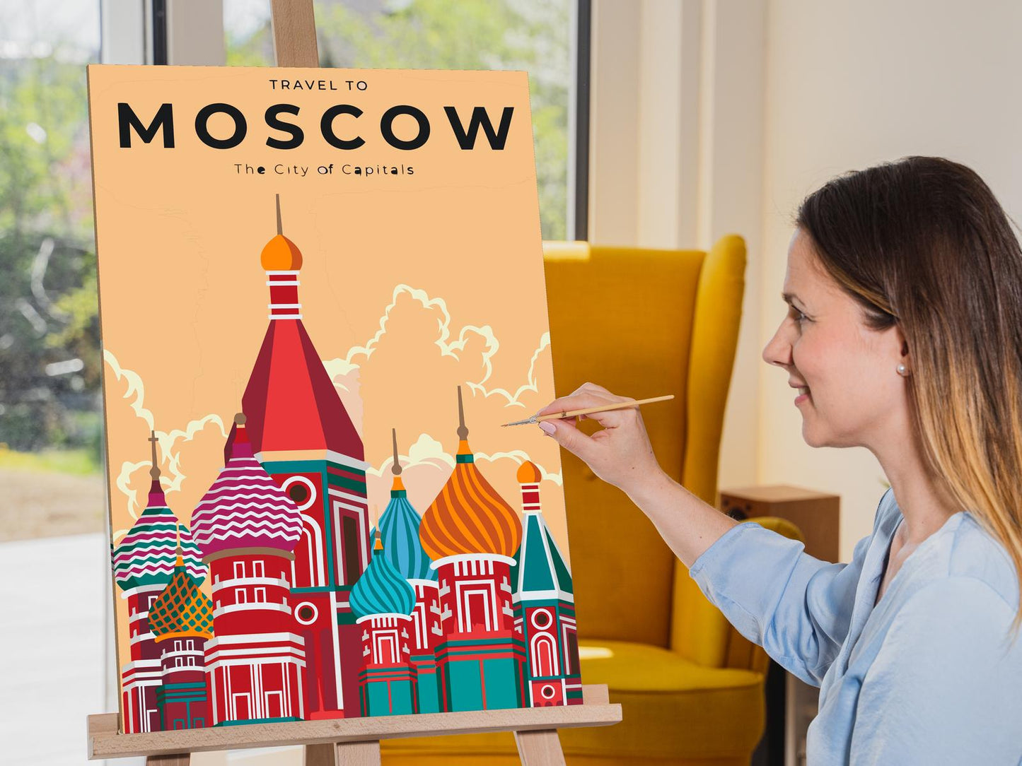 Paint by number - Moskva, Rusland
