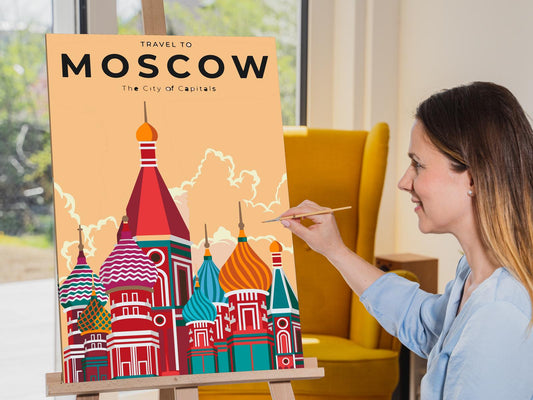 Paint by number - Moskva, Rusland