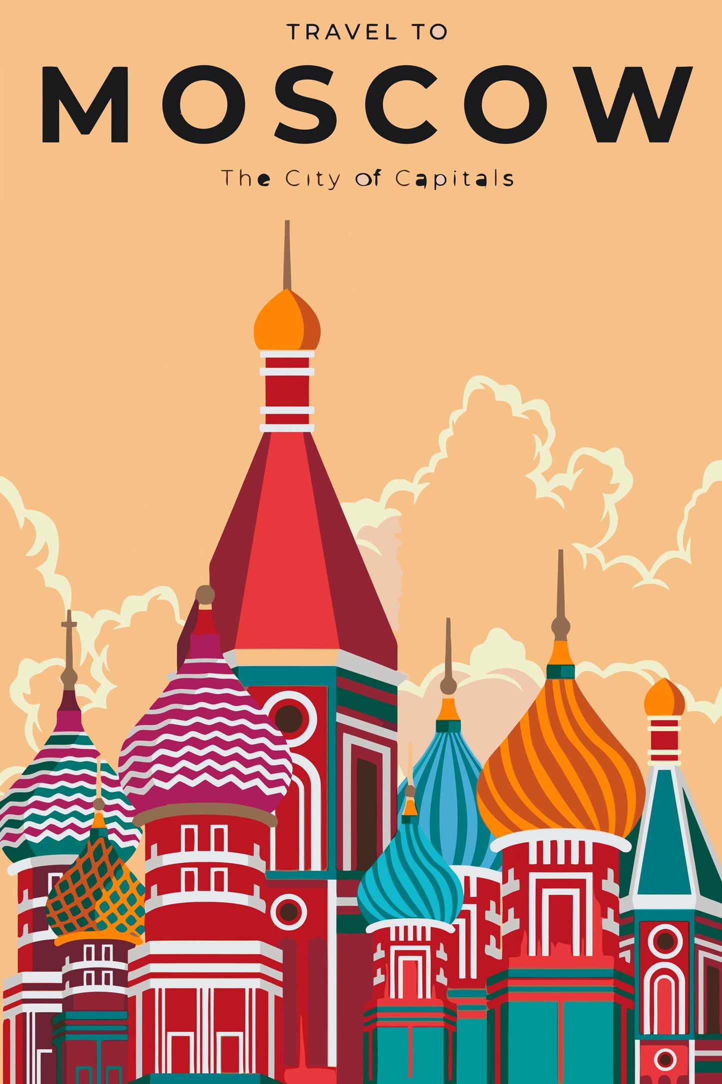 Paint by number - Moskva, Rusland
